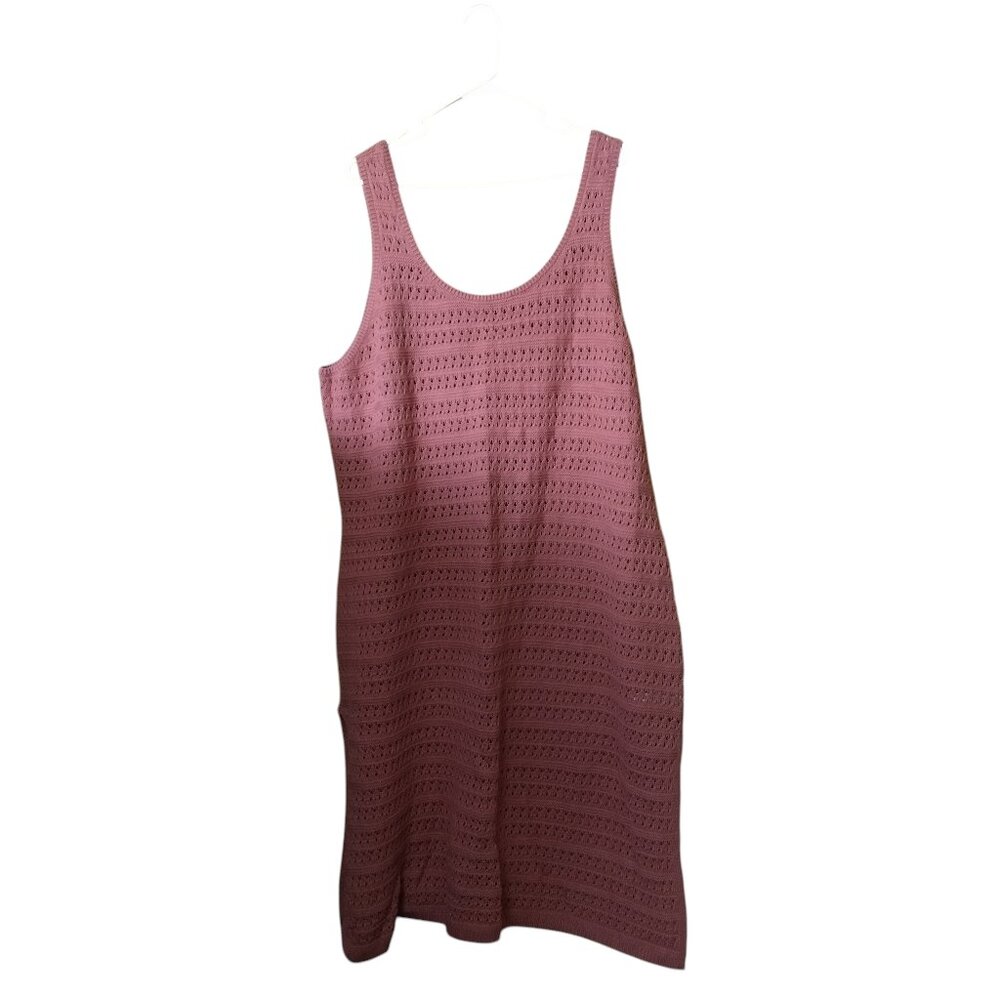 Old Navy Women's 3X Sleeveless Boho Chic  Open Knit Tank Pullover Dress NEW